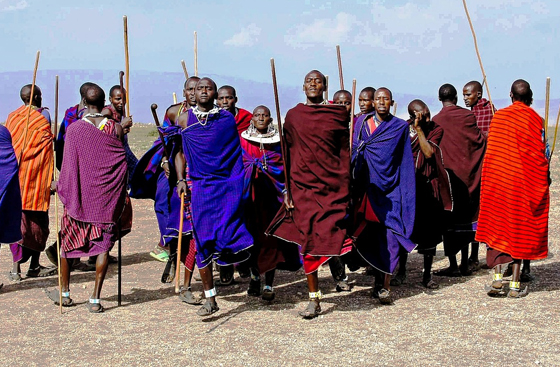 The Massai people are also known as the Maa tribe